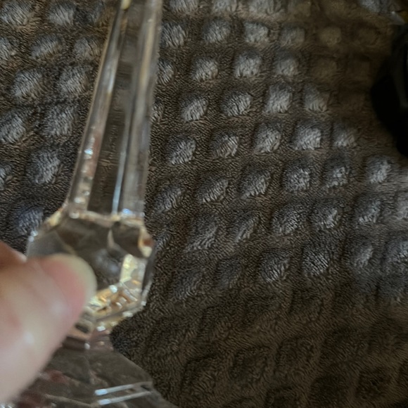 Vintage Cut Glass, Crystal Clear, Candy Footed Bowl With Lid - Picture 9 of 9